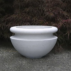 Light Concrete Pot - Outdoor Products