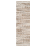 Safavieh Boston Collection BOS708 Rug, Beige/Ivory, 2'3"x7'