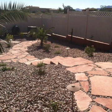 Backyard Landscape Installation