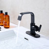 Ultra Faucets UF3840X Single Handle Bathroom Faucet, Matte Black
