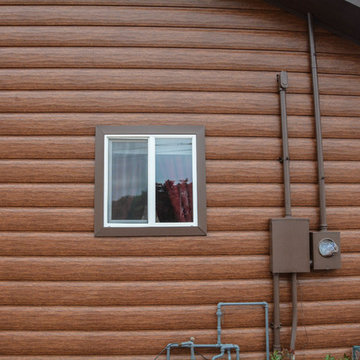 Steel Log Siding install in Grand Junction, CO