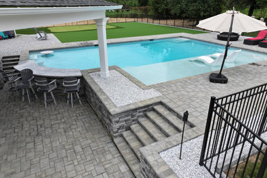 Example of a trendy pool design in New York