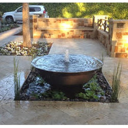 Various sugar kettle uses. - Outdoor Fountains And Ponds