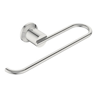 5841 Towel Ring Open, Polished Stainless Steel - Contemporary