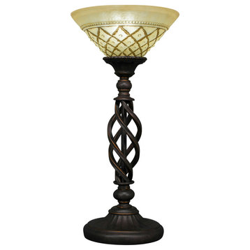 Elegante 1-Light Table Lamp, Chocolate Icing