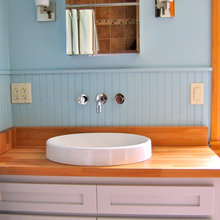 semi-recessed sinks