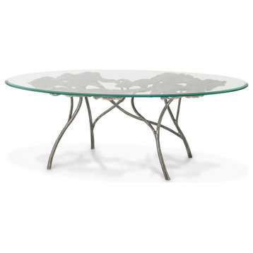 Oval Glass Coffee Table | Eichholtz Poseidon