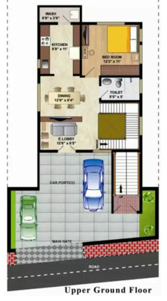 18x50 House Design Ground Floor