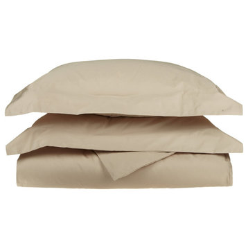 Egyptian Cotton Duvet Cover Pillow Shams set, Linen, Twin