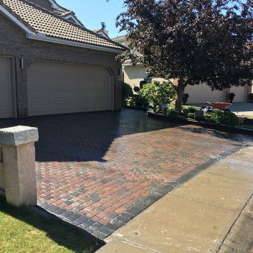 Upper Deck Construction & Consulting - Driveway remodel new interlocking brick p