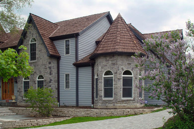 THIS plan was built with many different facade versions-New Builds