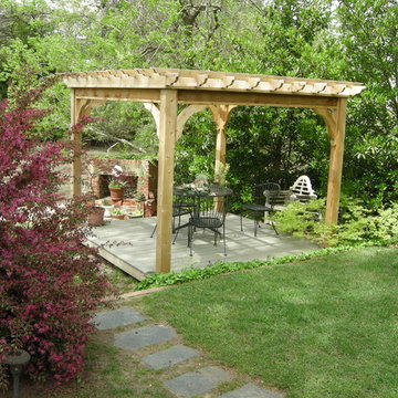 10' X 10' Cedar Deluxe 4 Beam Pergola