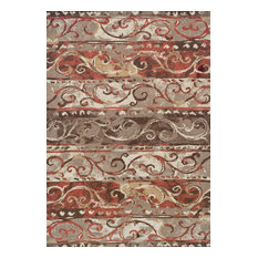 Dalyn Gala GA1 Mocha 3'3" x 5'1" Rectangle Area Rugs GA1MO3X5