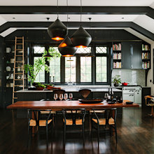 Black Window Frames An Fireplaces