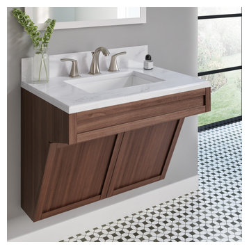 12"X18"X5"ADA-1218 Compliant Porcelain Rectangle Undermount Bathroom Vanity Sink