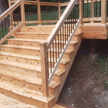 Issaquah-Highlands New Cedar Deck (Teardown, Rebuild, & Expand)
