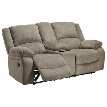 Bowery Hill Power Reclining Loveseat in Pewter