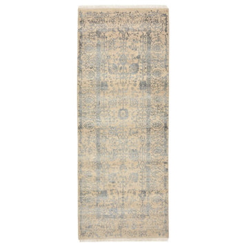 Oriental Rug Sadraa 6'8"x2'8" Hand Knotted Carpet