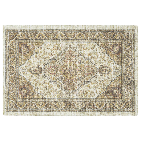 Tuscany TU9 Gold 1'8" x 2'6" Rug