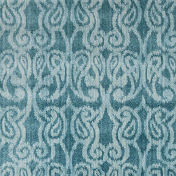 Surya Grey and Teal Ikat Aberdine ABE-8009 Rug - Area Rugs
