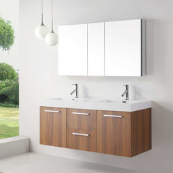 54 inch Double Sink Bathroom Vanity - Bathroom Vanities And Sink Consoles