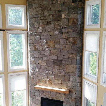 Dry Stack Fireplace