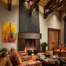 Family Room Fireplace Wall