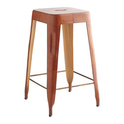 LEATHER COUNTER STOOL - Bar Stools And Counter Stools