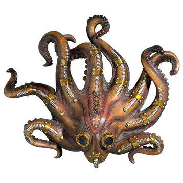 Steampunk Octopod Wall Sculpture