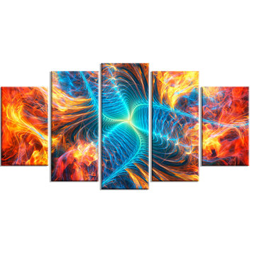 "Electric Fire" Canvas Painting