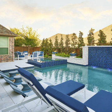 Quintessential Texas Blue & White
