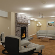 fireplace/living room