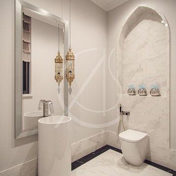 Family villa Contemporary Arabic Interior Design