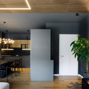 Riqualificazione appartamento zona living open space
