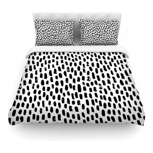 88 x 88, Kess InHouse Catherine McDonald Boho Palms Featherweight Queen Duvet Cover
