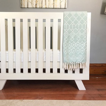 Mid-Century Modern Baby Crib