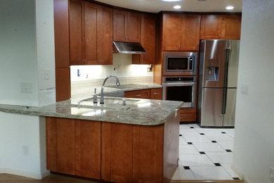 Elegant kitchen photo in San Diego