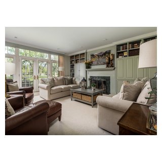 Classic & Custom Home - Naperville - Traditional - Living Room ...