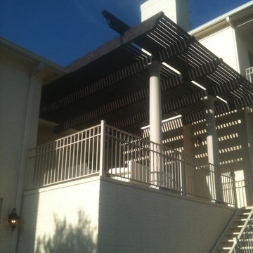 Pergola, shutters, gable truss
