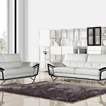 Creative Furniture Kaya Living Room Set in Ecoleather