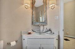 Add shower to powder room