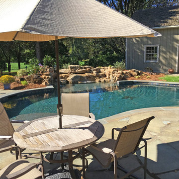 Natural Stone Outdoor Living Area