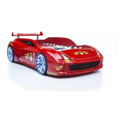Lamborghini Race Car Bed Red - Kids Beds
