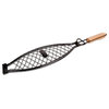 Bbq Large Fish Basket With Wooden Handle