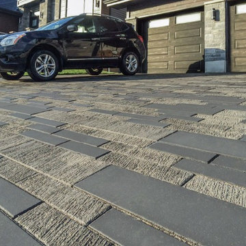 Unilock Promenade Plank Paver Driveway