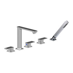 Marseille Triple Handle Solid Brass Bathroom Sink Faucet - Bathroom Sink Faucets