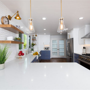 Two Toned Kitchen Remodel