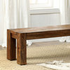 Frontier Transitional Style Bench , Brown