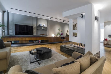 Photo of a contemporary living room in Catania-Palermo.