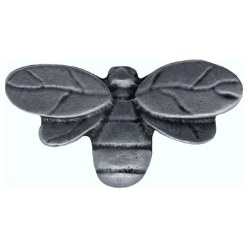 Bee Cabinet Knob, Pewter